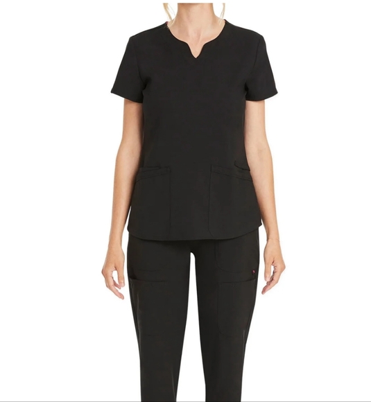 ScrubStar Women’s Small V-Neck Nurse Medical Scrub Top NWT - Picture 3 of 8